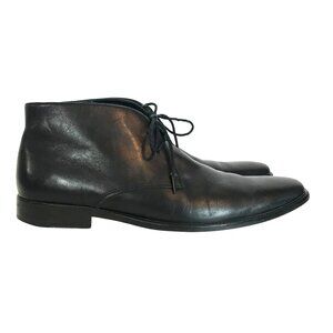 Gordon Rush Black Leather Chukka Boots Mens 11.5 Durable & Stylish Design